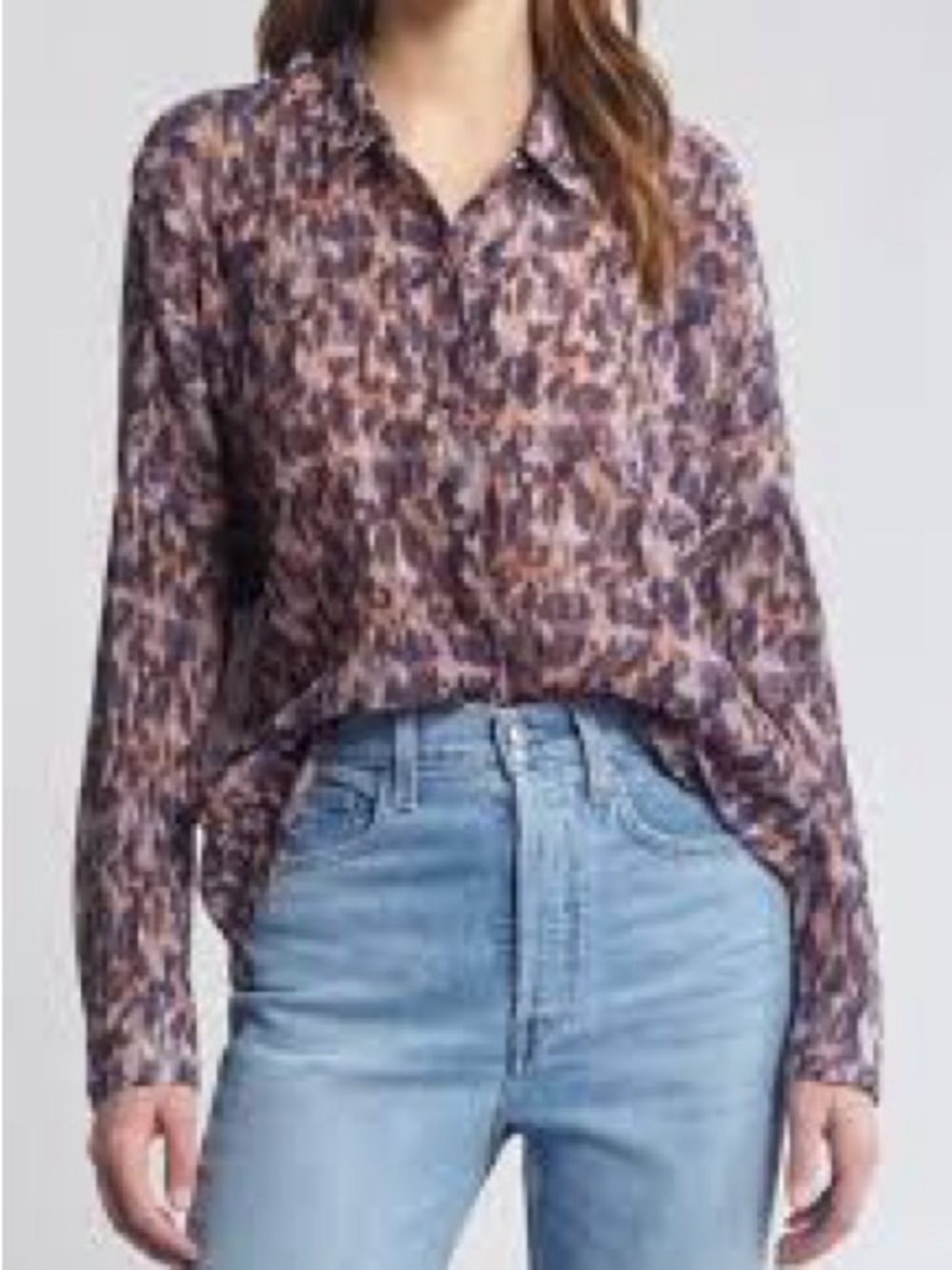Sessun Atalaia shirt in a multicolored abstract "lulla" print  Sz S